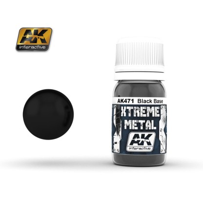 XTREME METAL BLACK BASE 30 ML.