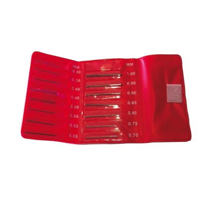 JUEGO BROCAS 0,3 A 1mm. 15 pzs