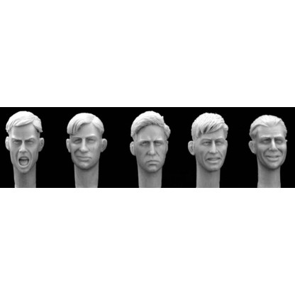 CABEZAS CON PELO WWII 1/35