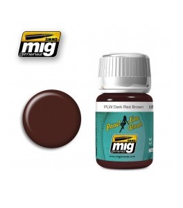 PANEL LINE WASH DARK BROWN RED