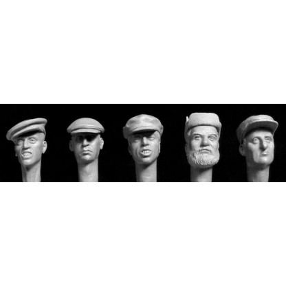 Cabezas civiles WW2 era 1/35