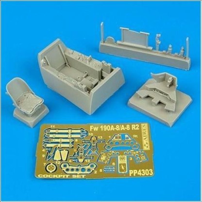 FW 190 A-8 COCKPIT SET 1/48 AIRES