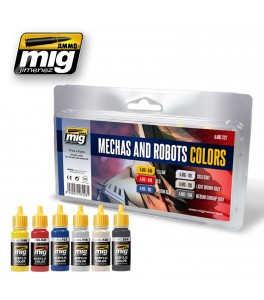 MECHAS AND ROBOTS COLORS