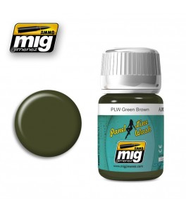 PANEL LINE WASH MARRÓN VERDOSO