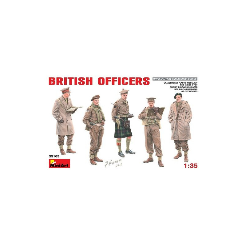 British Officers WII 1/35