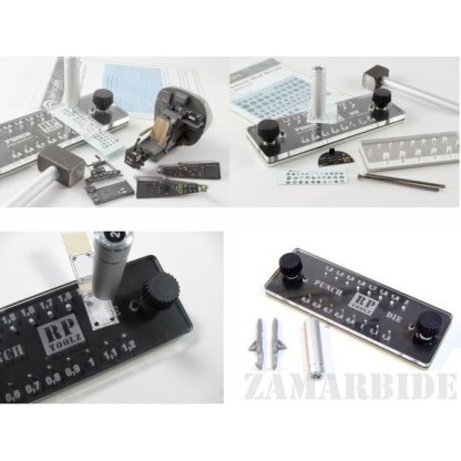 Punch and die set,from 0,5mm to 2mm with 0,1mm 2