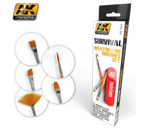 SURVIVAL WEATHERING BRUSHES SET