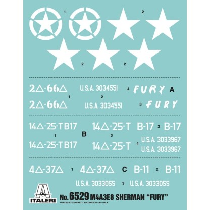 M4A3E8 SHERMAN "FURY" 1/35 2