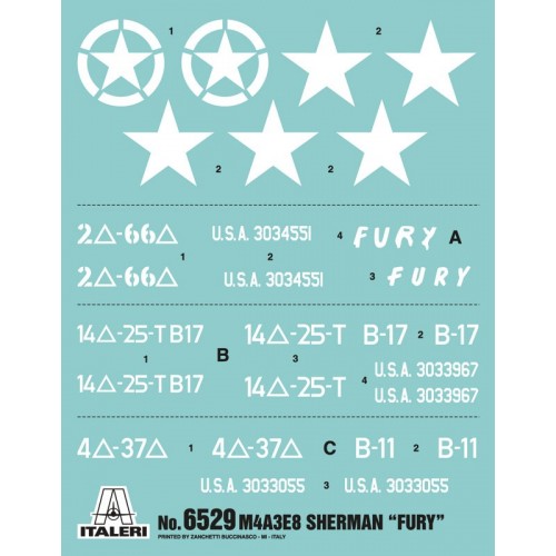 M4A3E8 SHERMAN "FURY" 1/35