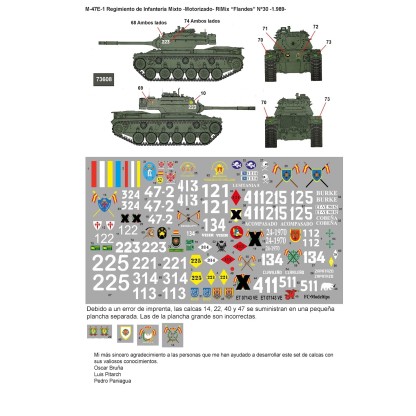 Calcas M-47 en  España 1/35