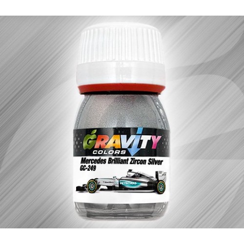 GC-249 Mercedes Brilliant Zircon Silver de Gravity Colors