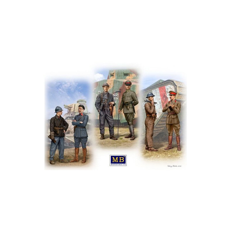 Tankmen of WWI Era  1/35 