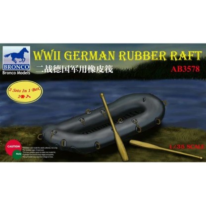  WWII German Rubber Raft 1/35