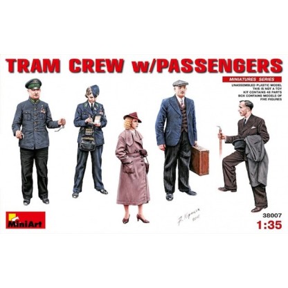 Tram Crew With Passengers 1/35