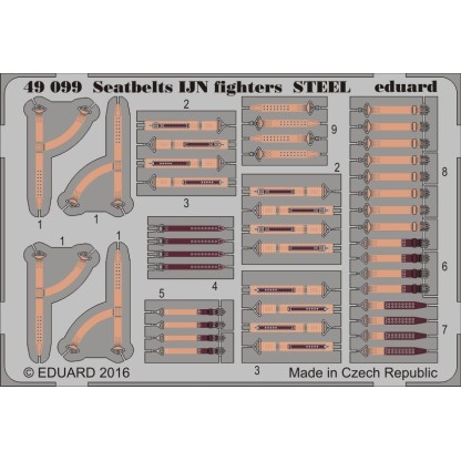 Seatbelts IJN fighters STEEL 1/48