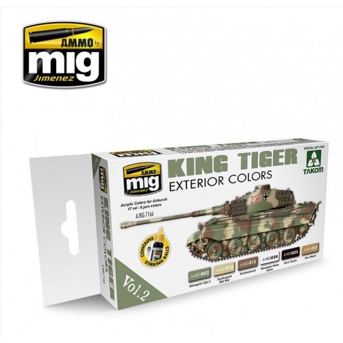 COLORES EXTERIORES PARA KING TIGER (EDICION ESPECIAL TAKOM) VOL.2