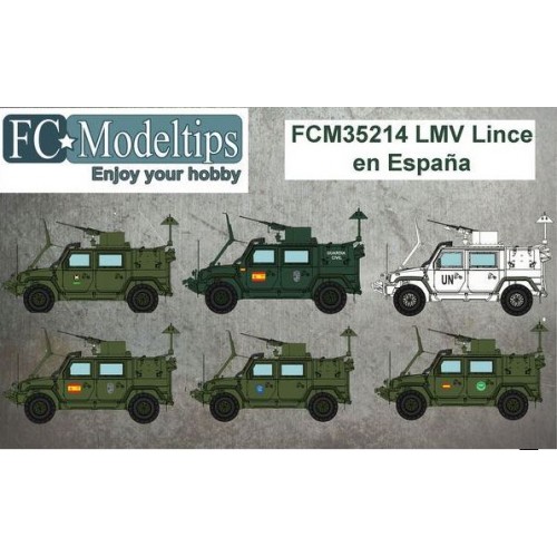  Calcas para el LMV Lince en España  1/35