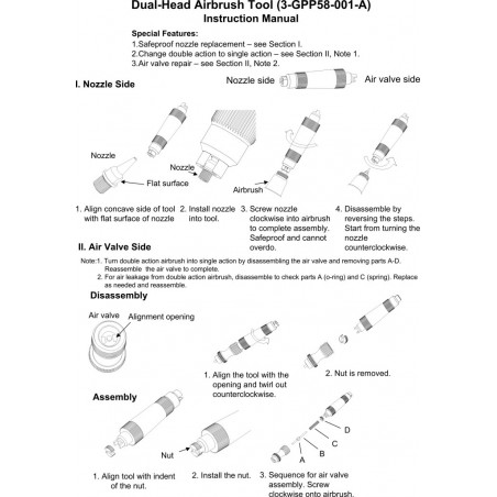 HERRAMIENTA PARA ABRIR EL SISTEMA DE AIRE Y REEMPLAZAR EL OBTURADOR