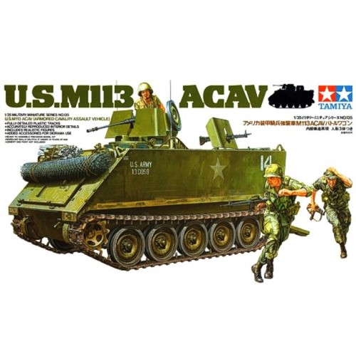 M4A3 SHERMAN 75MM.+FIGURES 1/35 TAMIYA
