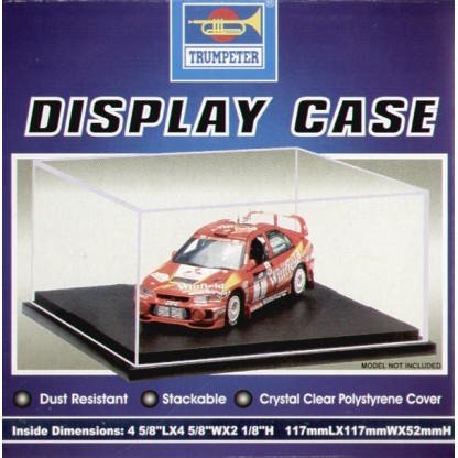Display case. 117mmW x 117mmL x 52mmH