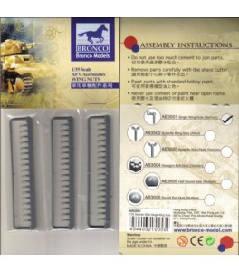 35 Palomillas de un ala Alemanas (54 unidades) en plastico