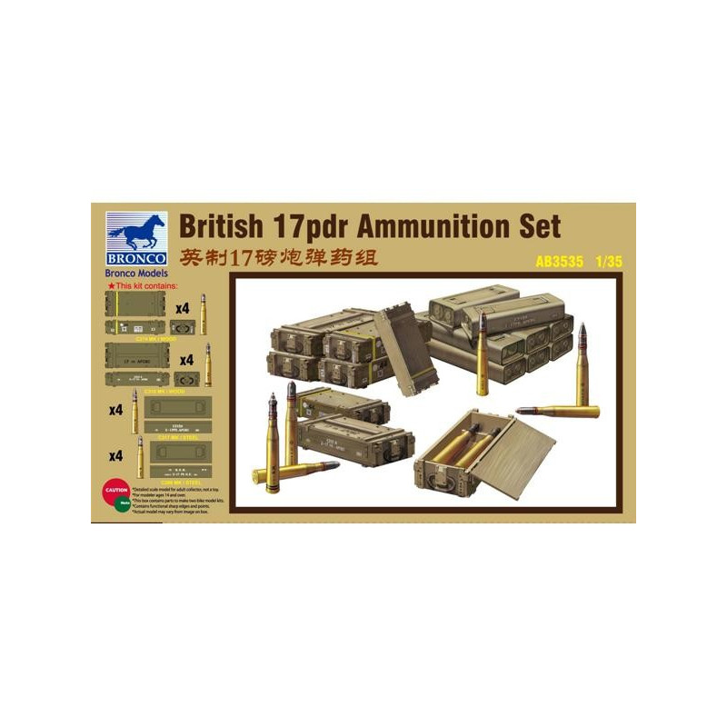 British 17pdr Ammunition Set 1/35