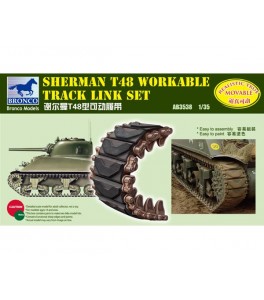 Sherman T48 Workable Track Link Set 1/35
