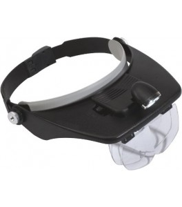 GAFAS CON LUPA Y LUZ,4 aumentos 1.2-1.8-2.5 y 3.5