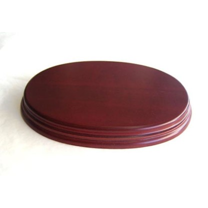 PEANA 22mm Ovalada 20x14 ctms. Caoba