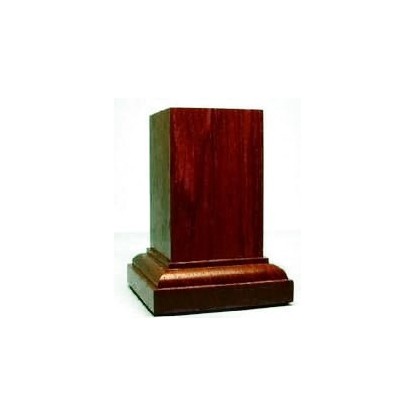 PEANA Pedestal 65mm Cuad. 3x3 PaloRojo-Ebano