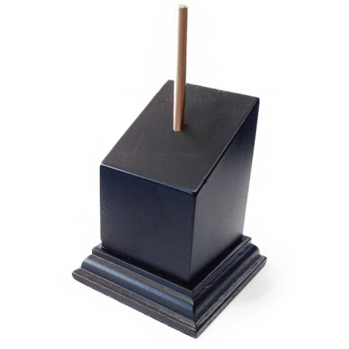PEDESTAL Incl. 70mm DM Cuadrado 4x4 Negro