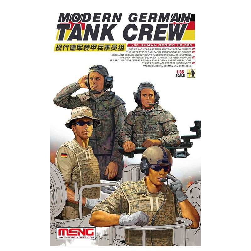 Modern German Tank Crew 1/35