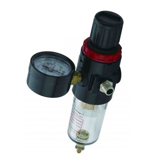 MINI FILTRO DE AIRE CON MANOMETRO 1/8 A 1/8