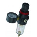 MINI FILTRO DE AIRE CON MANOMETRO 1/8 A 1/8