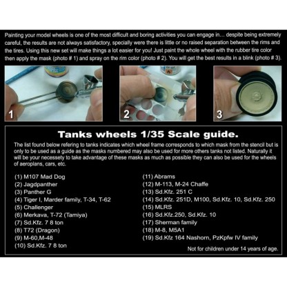 Spray masking stencil 2