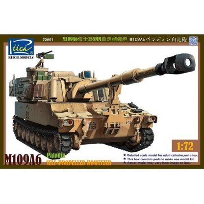 M109A6 Paladin Self-Propelled Howitzer 1/72