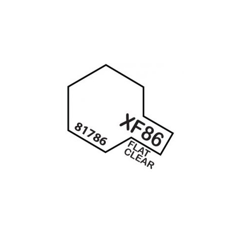 PINTURA ACRILICA XF-86, TRANSPARENTE MATE 10ML.