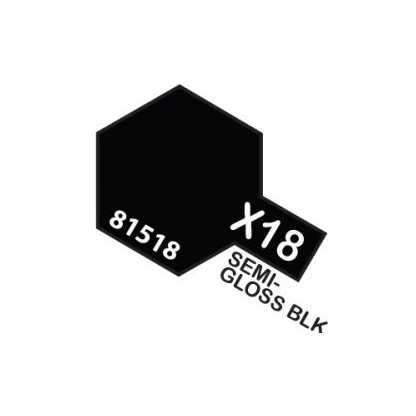 NEGRO SATINADO TAMIYA ACRILICO