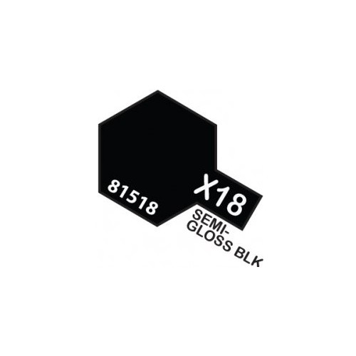 NEGRO SATINADO TAMIYA ACRILICO
