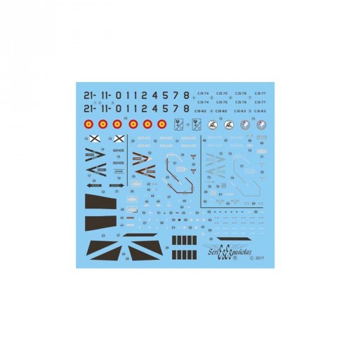 F-18 A Hornet AGGRESSOR / Ala 21 - Ala 11. Escala 1/48