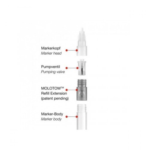 TINTA LIQUID CHROME MOLOTOW 30 ML (REFILL)