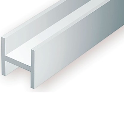 PERFIL DOBLE T 2 MM. (4 PIEZAS DE 35 CTMS. DE LARGO)