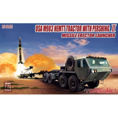 USA M983 Hemtt Tractor With Pershing II Missile Erector Laungher 1/72