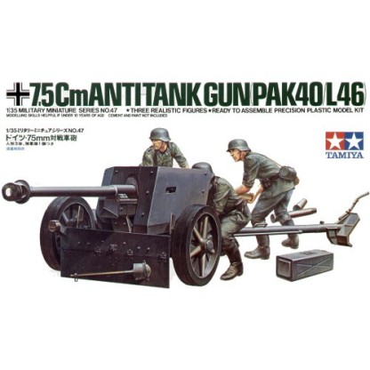 7.5cm Pak-40 (L46) with crew figures 1/35