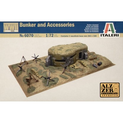 WWII Bunkers and Accessories 1/72