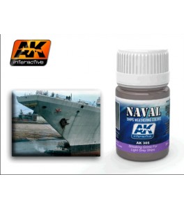 Chorretones de Suciedad Para Barcos Gris Claro