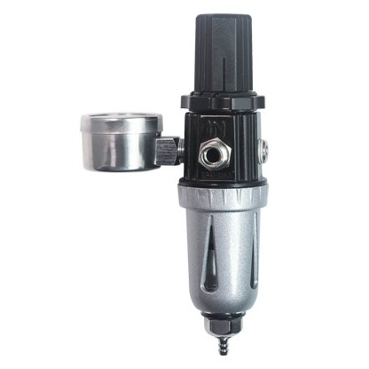 Sparmax regulator with filter & gauge 1/4 to 1/8