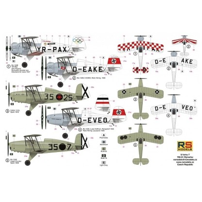 Bucker Bu-133A/B "Jungmeister" incluye 2 kits 1/72 2