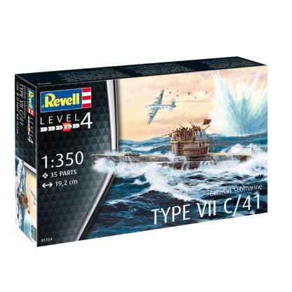 German Submarine Type VIIC/41 1/350