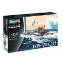 German Submarine Type VIIC/41 1/350